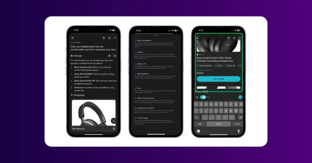 Perplexity mahdollistaa suoraostot tekoälysovelluksessaan.